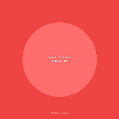 Funda Silicona iPhone 15